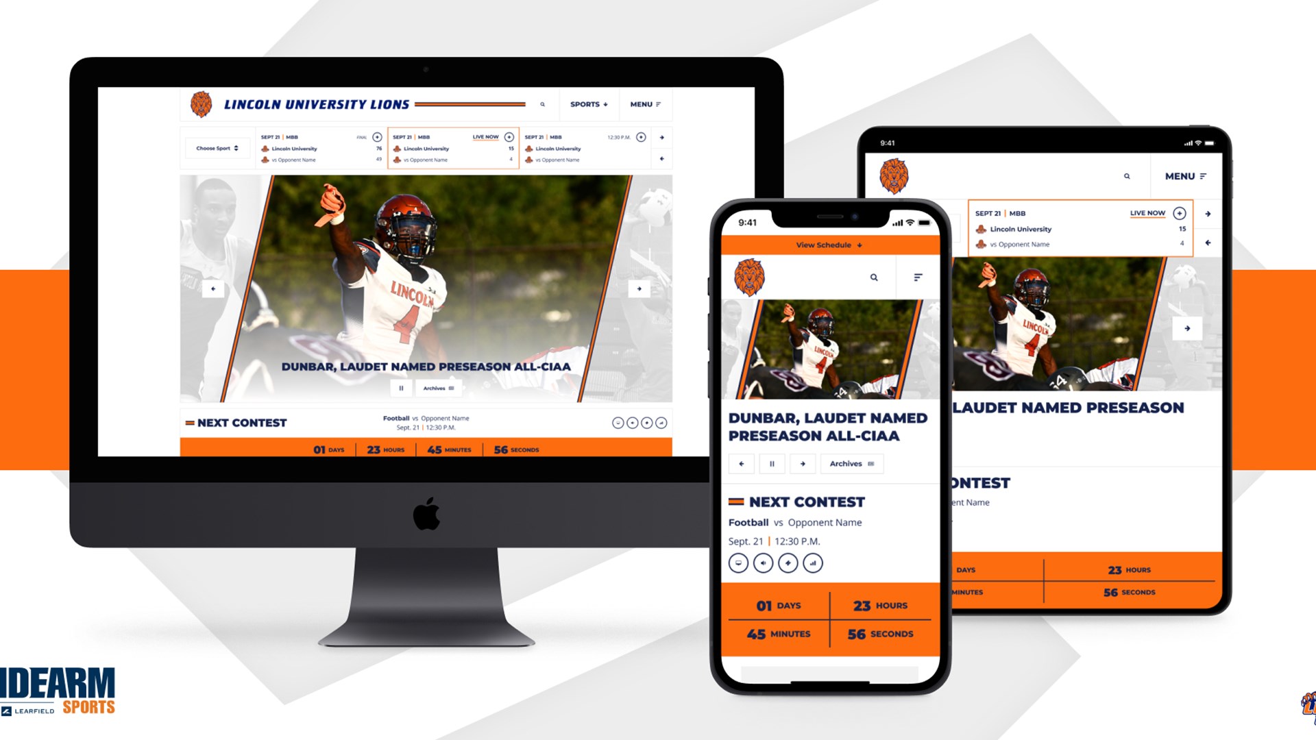 Lincoln's Athletics Website Gets a Facelift