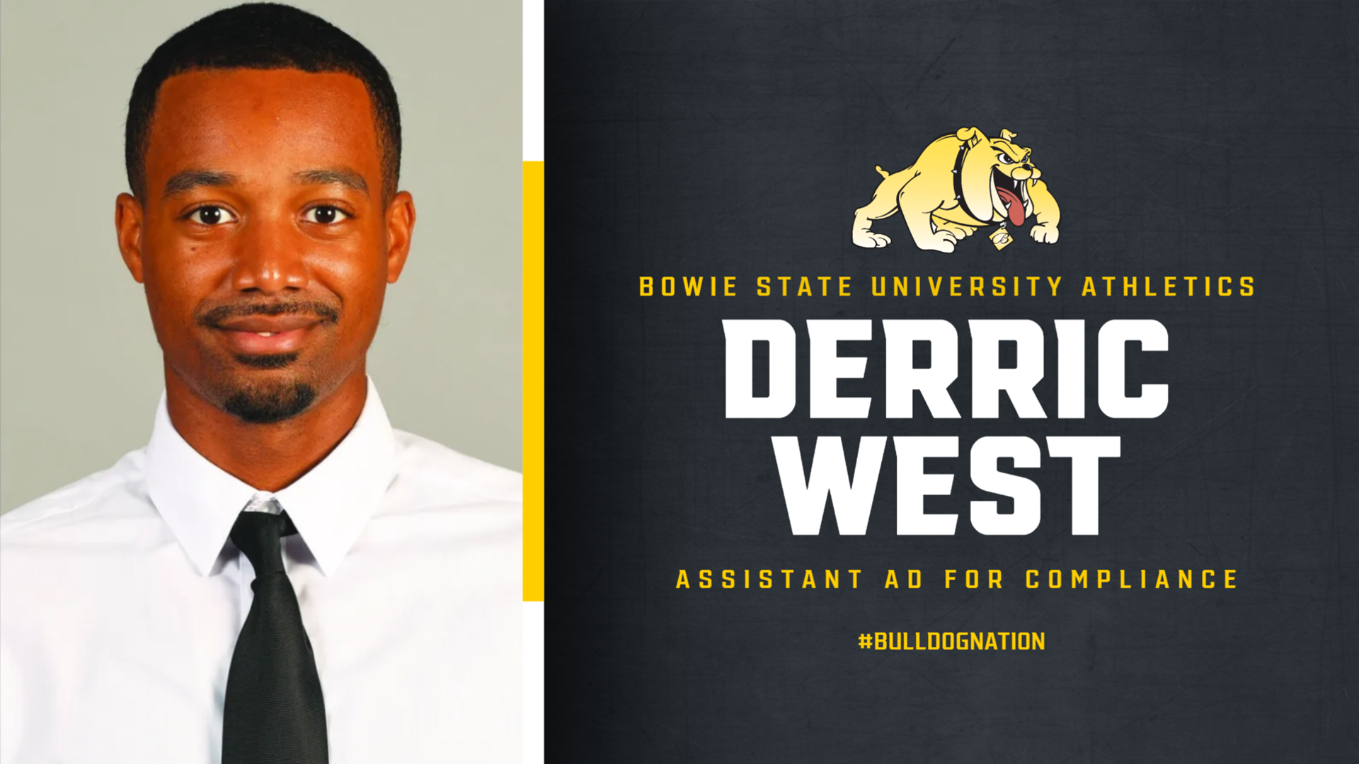 Derric West Named Assistant AD for Compliance at Bowie State University
