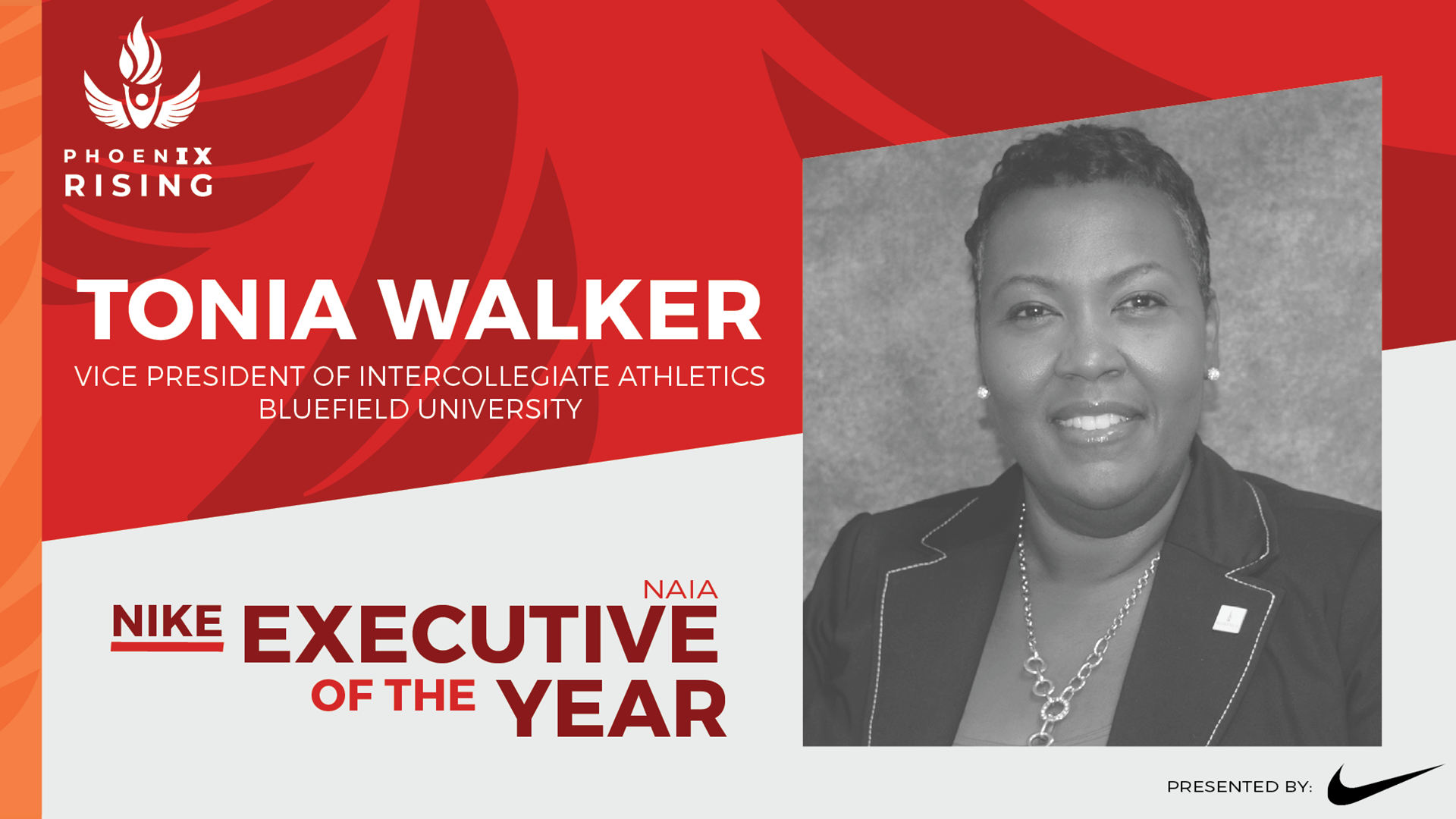 Tonia Walker Named 2022 NAIA Nike Executive of the Year