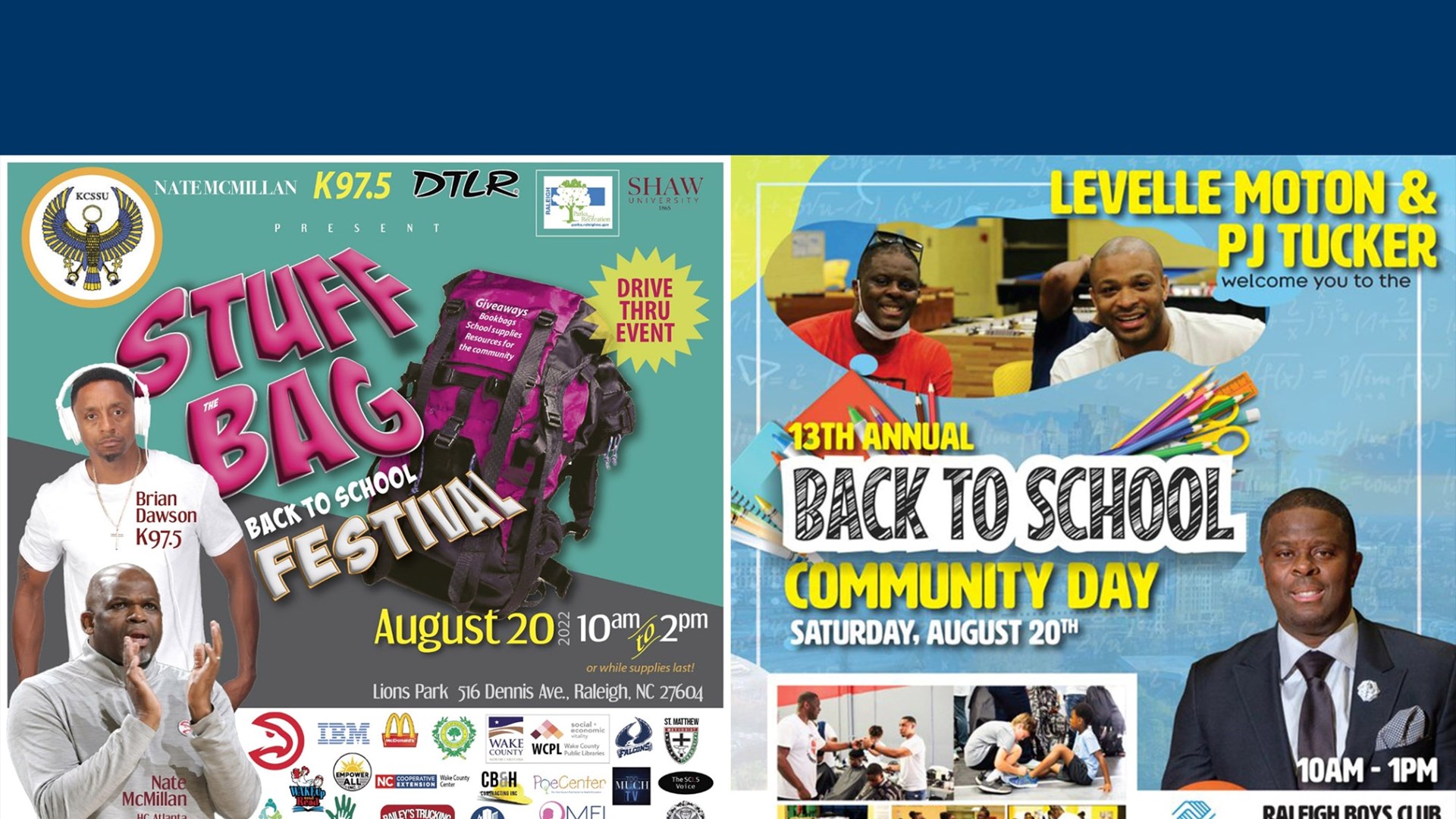 SAU Athletics To Volunteer At School Supply Giveaways Featuring Raleigh Standouts Saturday, Aug. 20