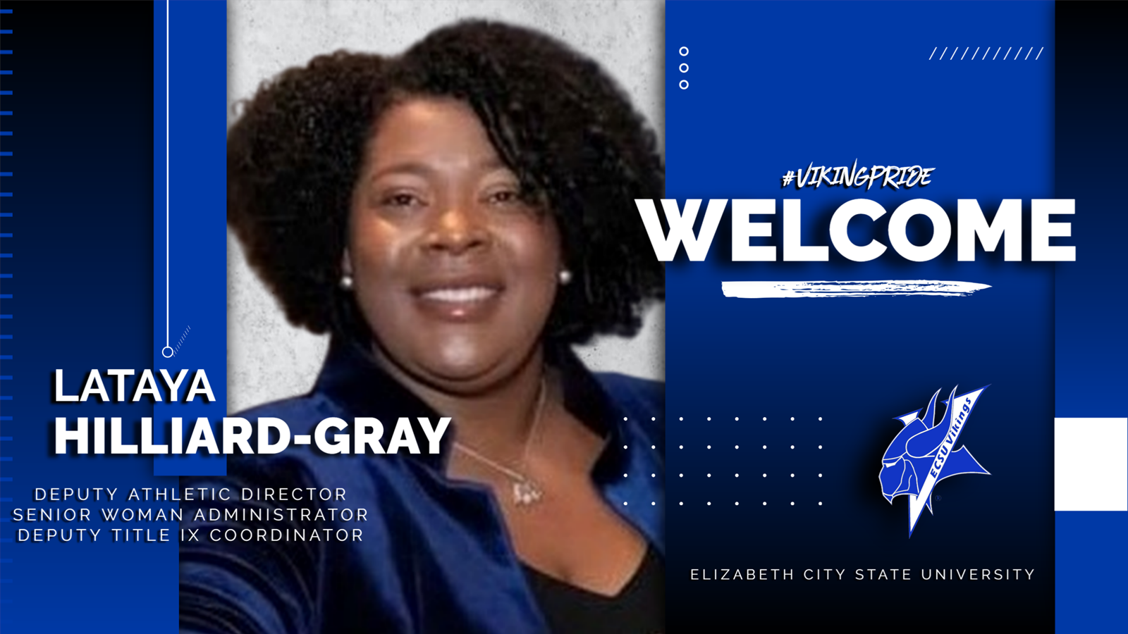 LaTaya Hilliard-Gray named ECSU Deputy Athletic Director
