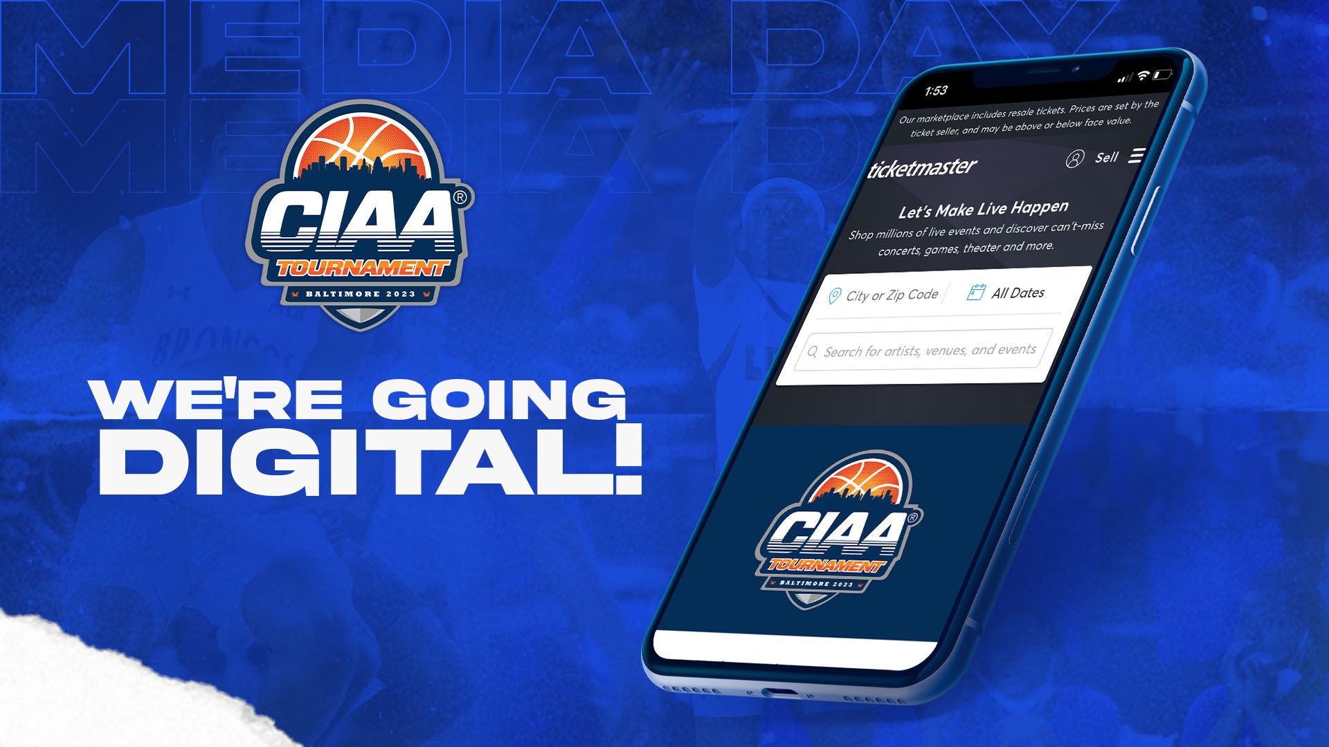 General Admissions Tickets to Move Digital for the 2023 CIAA Basketball Tournament