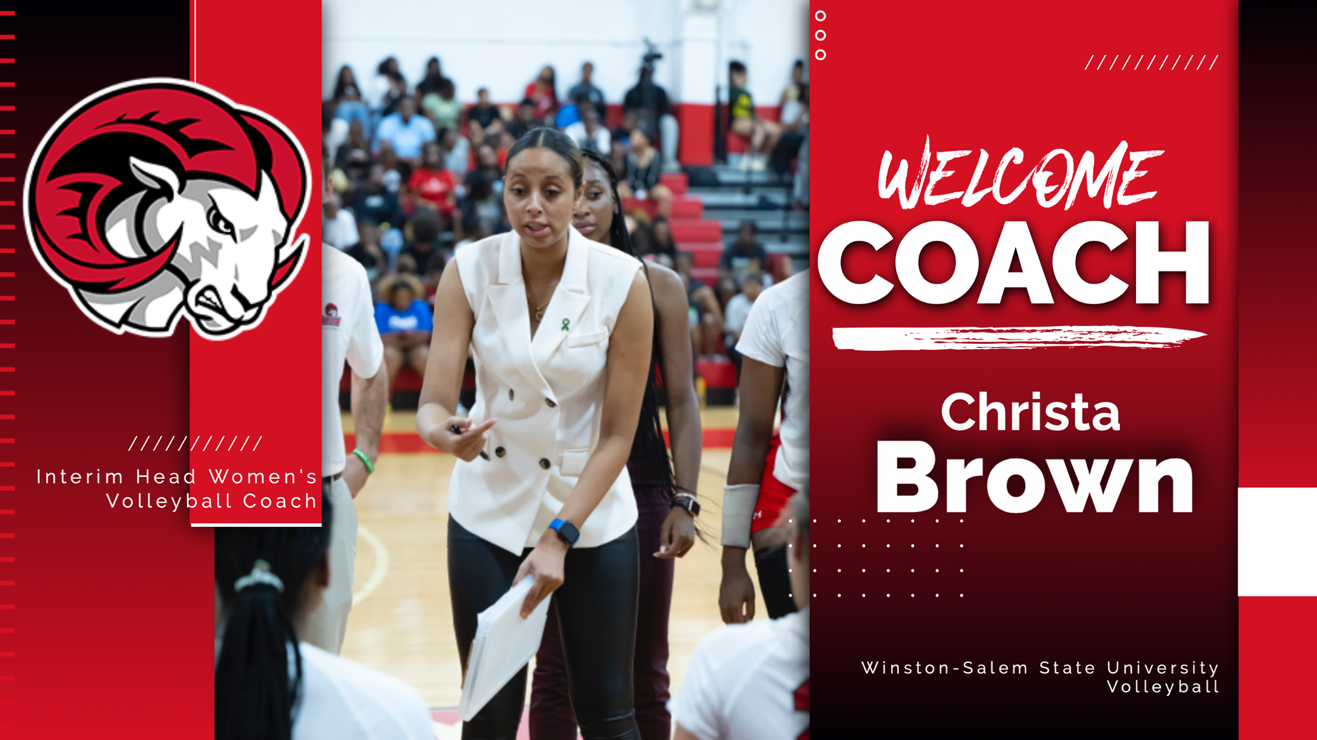 Christa Brown Named Interim Head Women’s Volleyball Coach at Winston-Salem State University