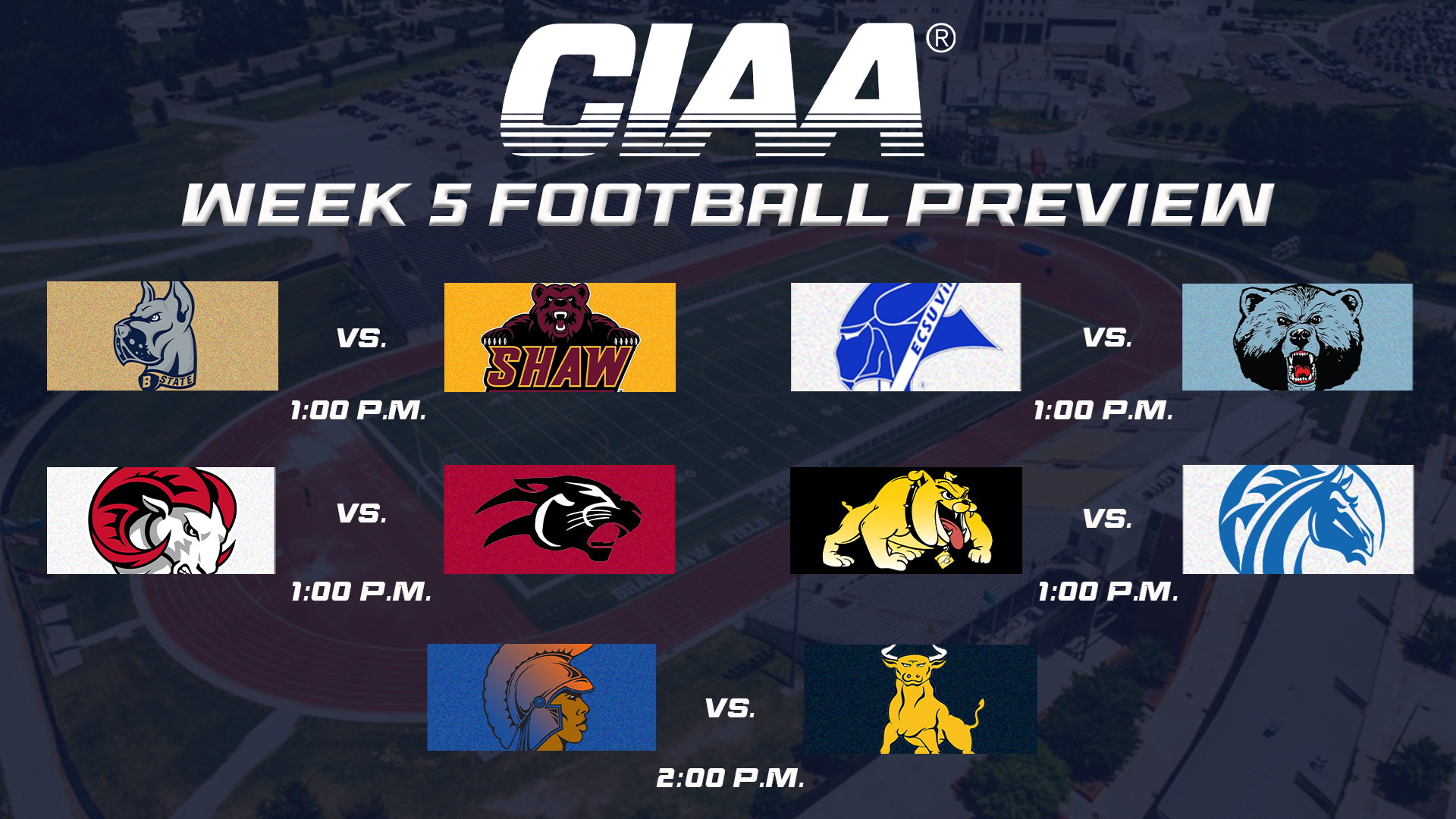 2025 CIAA Football Week Five Preview