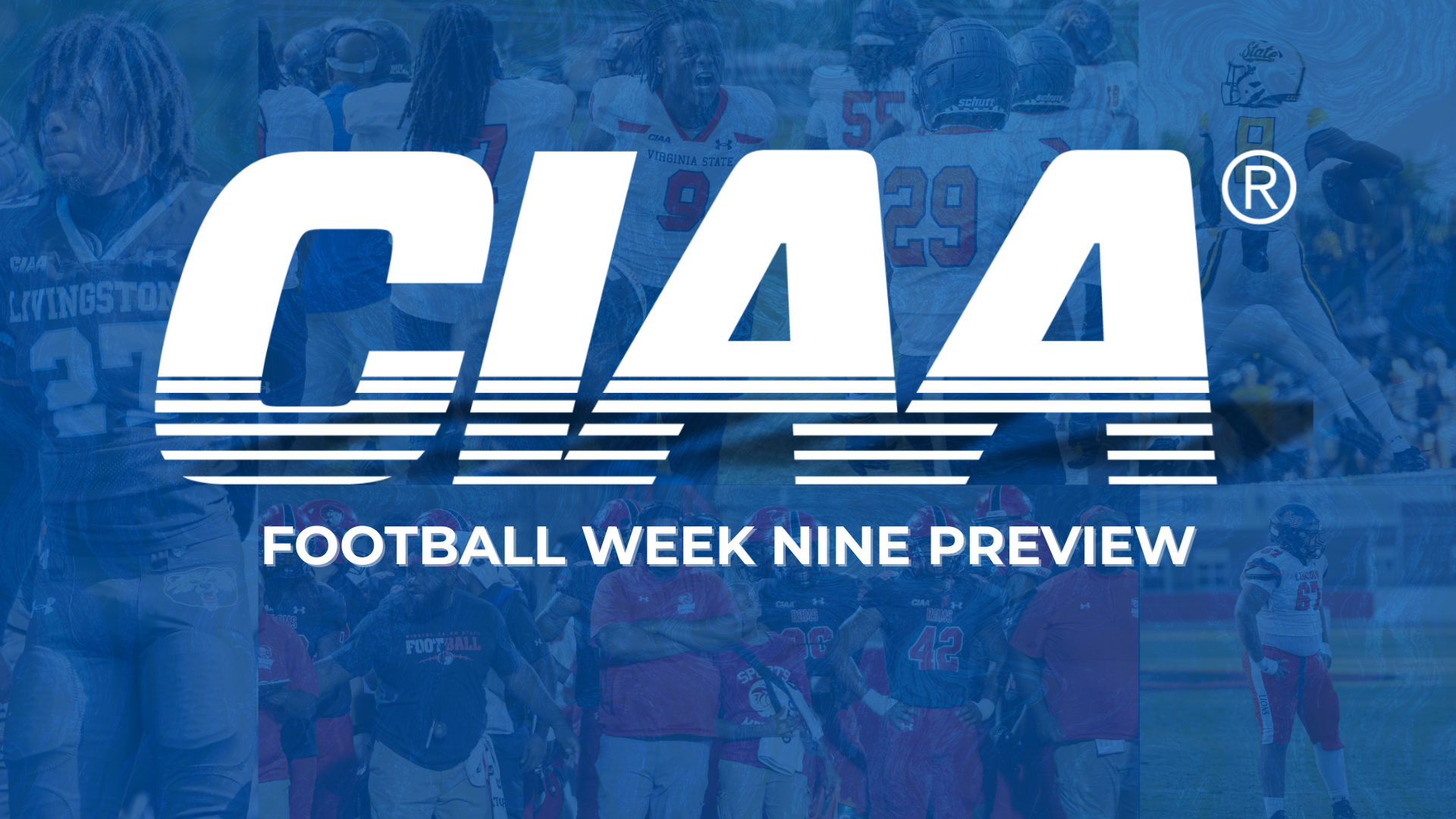 Four Teams Remain in the Hunt for the 55th Annual CIAA Football Championship as Week 9 Kicks Off