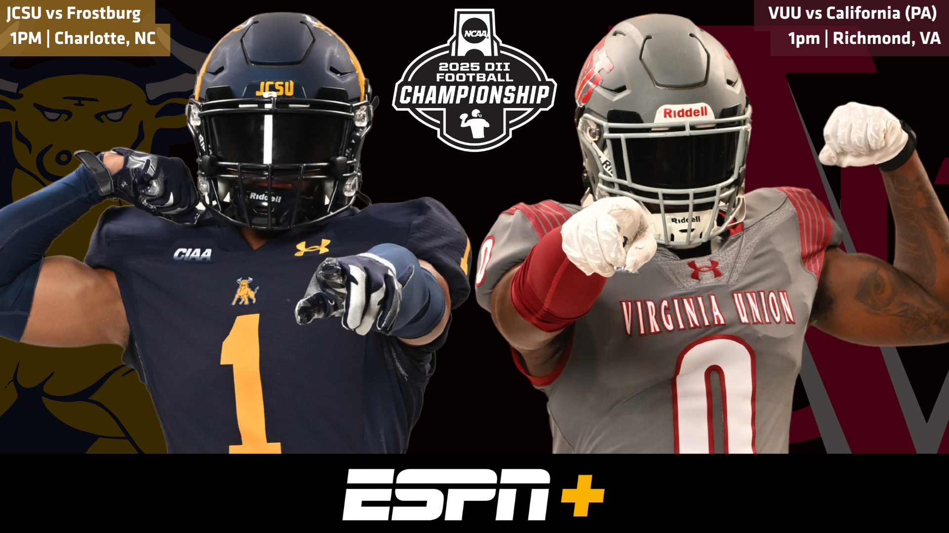 JCSU and VUU to Host First Round of NCAA Division II Football Championship