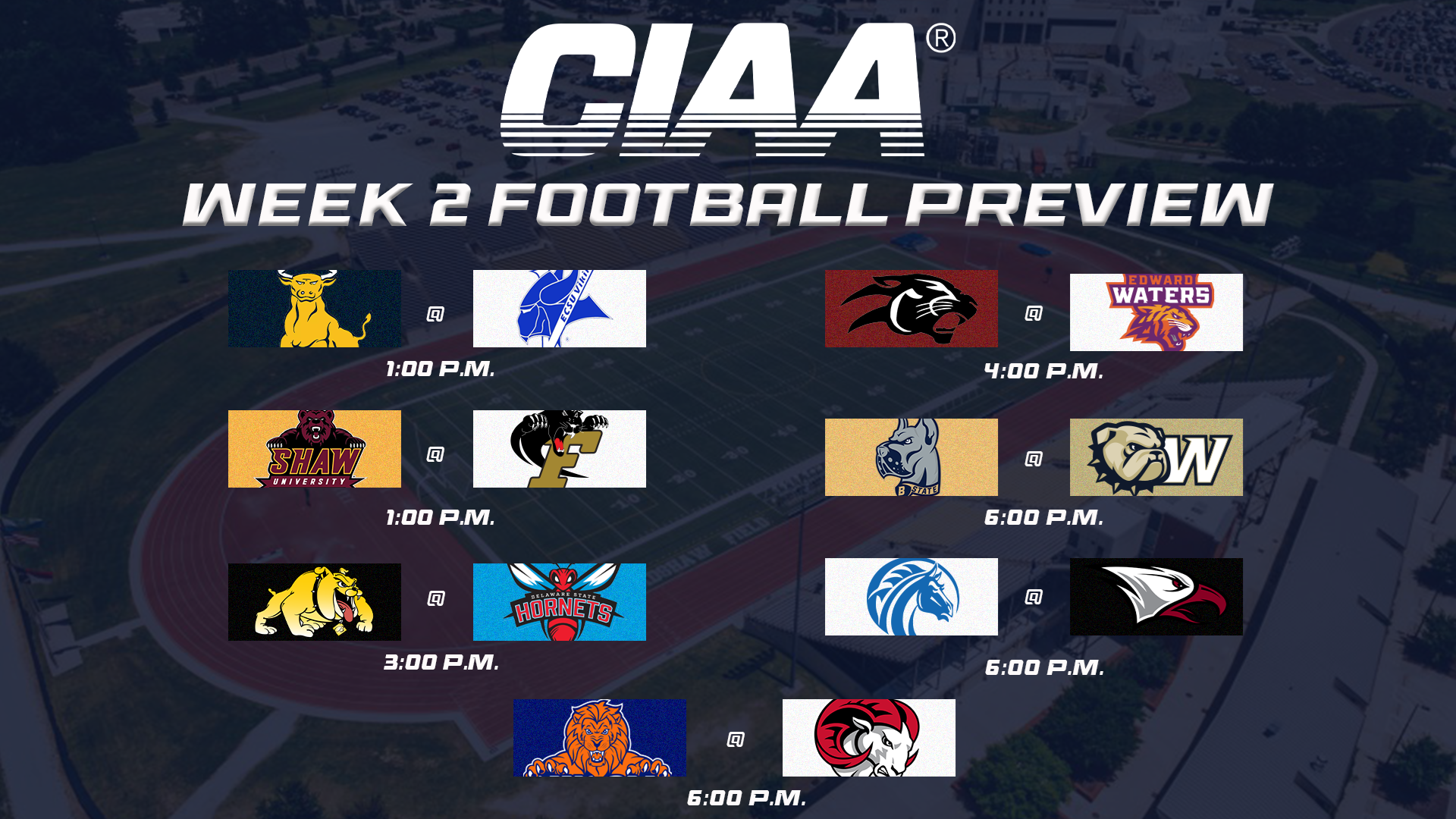 2025 CIAA Football Week 2 Preview